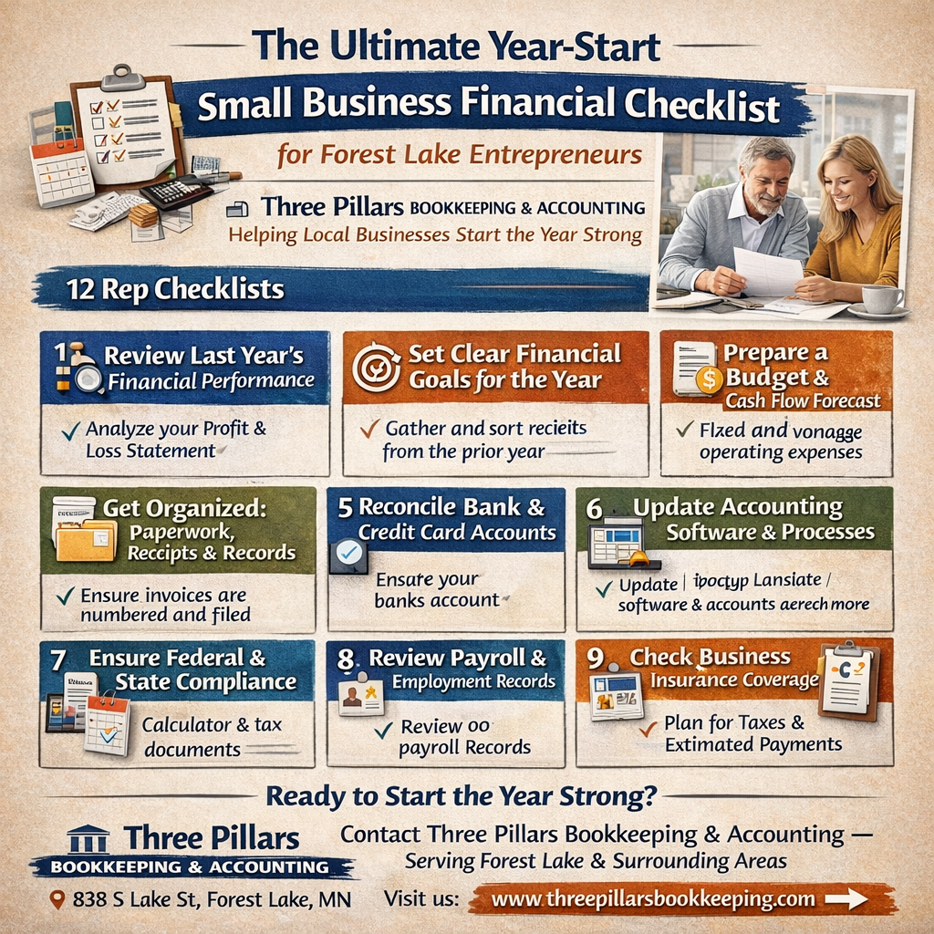 The Ultimate Year-Start Small Business Financial Checklist for Forest Lake Entrepreneurs